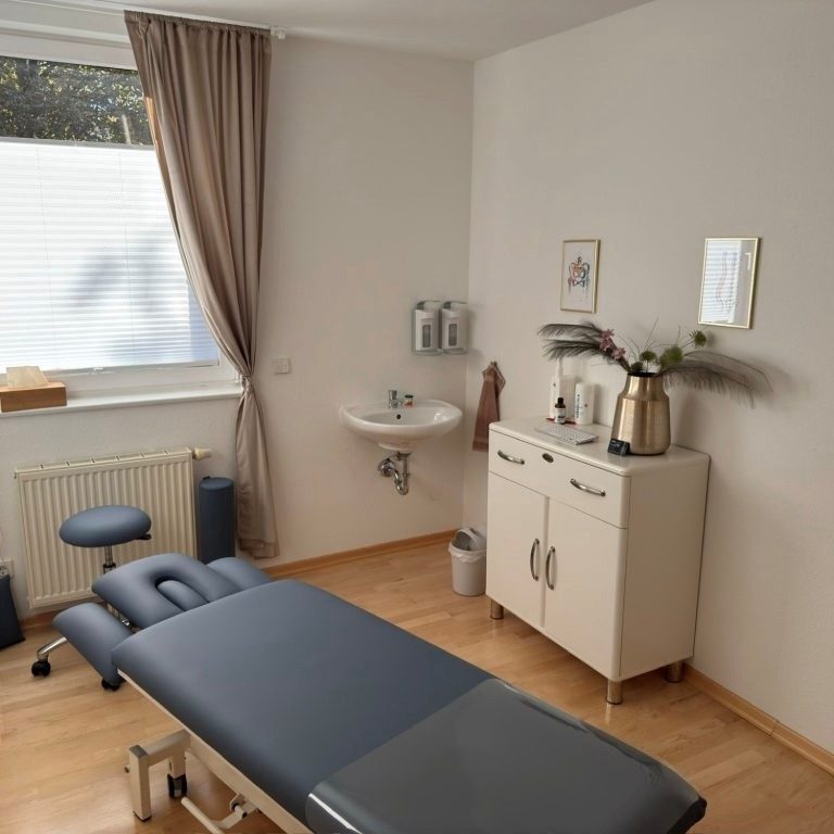 Behandlungsraum der Physiotherapie-Praxis Körper-Wohlbefinden in Überlingen